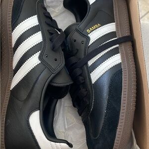 Adidas Samba Black and White Trainers